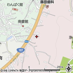 秋田県横手市前郷東松原70-4周辺の地図
