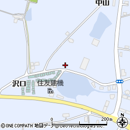 秋田県横手市赤坂中山16周辺の地図
