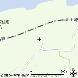 岩手県北上市和賀町岩沢１４地割周辺の地図