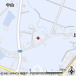 秋田県横手市赤坂中山48-87周辺の地図