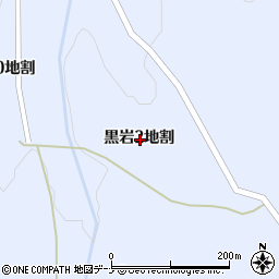 岩手県北上市黒岩２地割周辺の地図