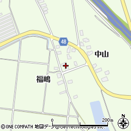 秋田県横手市平鹿町上吉田福嶋周辺の地図