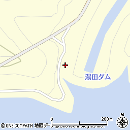 岩手県和賀郡西和賀町湯田ダム管理事務所周辺の地図