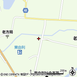 秋田県由利本荘市東由利老方（畑田）周辺の地図