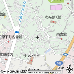 秋田県横手市横山町353周辺の地図