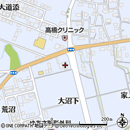 日産部品秋田販売横手営業所周辺の地図