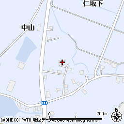 秋田県横手市赤坂中山48-21周辺の地図