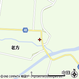 秋田県由利本荘市東由利老方老方92周辺の地図