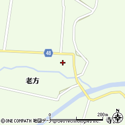 秋田県由利本荘市東由利老方老方84周辺の地図