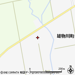 秋田県横手市雄物川町会塚北田周辺の地図