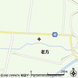 秋田県由利本荘市東由利老方老方60-4周辺の地図