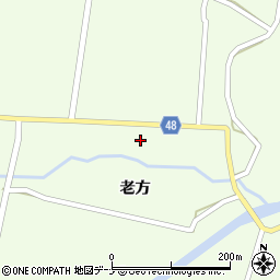 秋田県由利本荘市東由利老方老方60周辺の地図