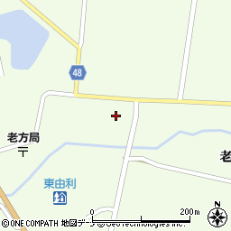 秋田県由利本荘市東由利老方老方23周辺の地図