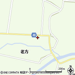 秋田県由利本荘市東由利老方老方65周辺の地図