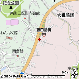 秋田県横手市前郷大乗院塚53周辺の地図