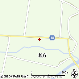 秋田県由利本荘市東由利老方老方60-8周辺の地図