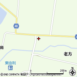秋田県由利本荘市東由利老方老方36周辺の地図