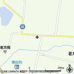 秋田県由利本荘市東由利老方老方24周辺の地図