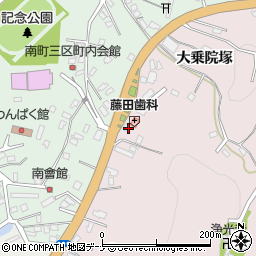 秋田県横手市前郷大乗院塚52周辺の地図