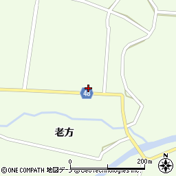 秋田県由利本荘市東由利老方老方63周辺の地図