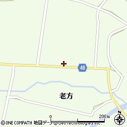 秋田県由利本荘市東由利老方老方58周辺の地図
