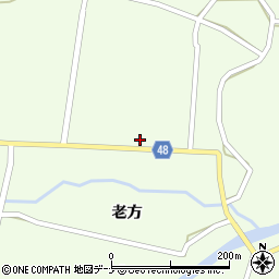 秋田県由利本荘市東由利老方老方59周辺の地図