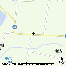 秋田県由利本荘市東由利老方老方32周辺の地図
