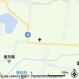 秋田県由利本荘市東由利老方老方17周辺の地図