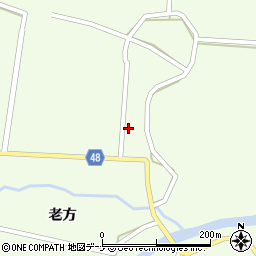 秋田県由利本荘市東由利老方老方82周辺の地図