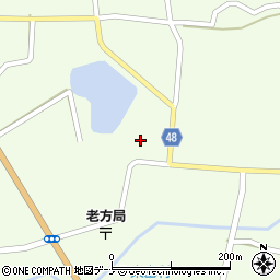 秋田県由利本荘市東由利老方老方3周辺の地図