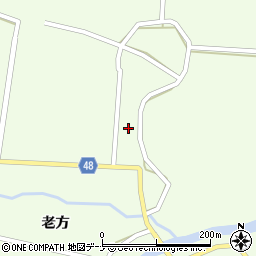 秋田県由利本荘市東由利老方老方81周辺の地図