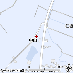秋田県横手市赤坂中山116-2周辺の地図