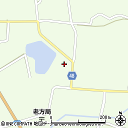 秋田県由利本荘市東由利老方老方1周辺の地図