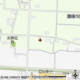 岩手県北上市滑田１０地割38-3周辺の地図