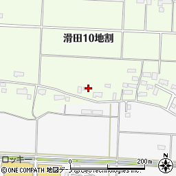 岩手県北上市滑田１０地割64-2周辺の地図