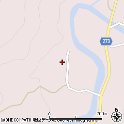 秋田県横手市山内大松川松川27周辺の地図