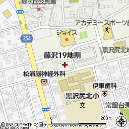 岩手県北上市藤沢１９地割周辺の地図