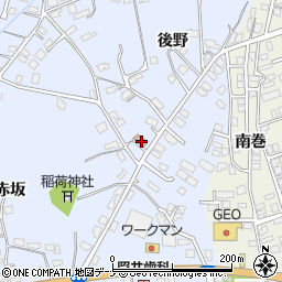 横手赤坂簡易郵便局周辺の地図