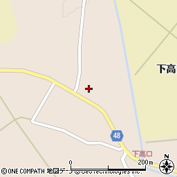 秋田県横手市平鹿町浅舞桜森境周辺の地図