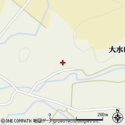 秋田県由利本荘市大水口（大鉢沢）周辺の地図