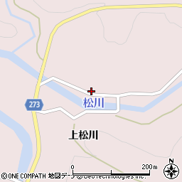 秋田県横手市山内大松川妹平周辺の地図