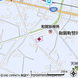 北上市民和賀体育館周辺の地図