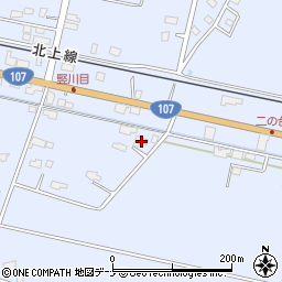 岩手県北上市和賀町竪川目２地割32-1周辺の地図