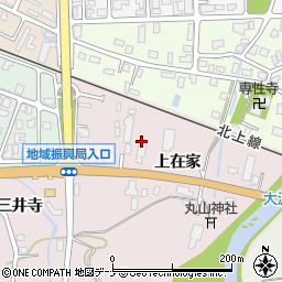 日東レンタル株式会社　横手営業所周辺の地図