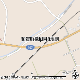 岩手県北上市和賀町横川目８地割周辺の地図