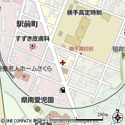 株式会社花巻事務機　横手営業所周辺の地図