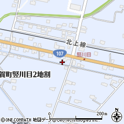 岩手県北上市和賀町竪川目２地割25-5周辺の地図