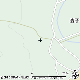 秋田県由利本荘市森子八乙女下周辺の地図