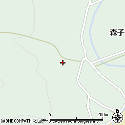 秋田県由利本荘市森子（八乙女下）周辺の地図