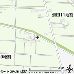 岩手県北上市滑田１０地割123-4周辺の地図